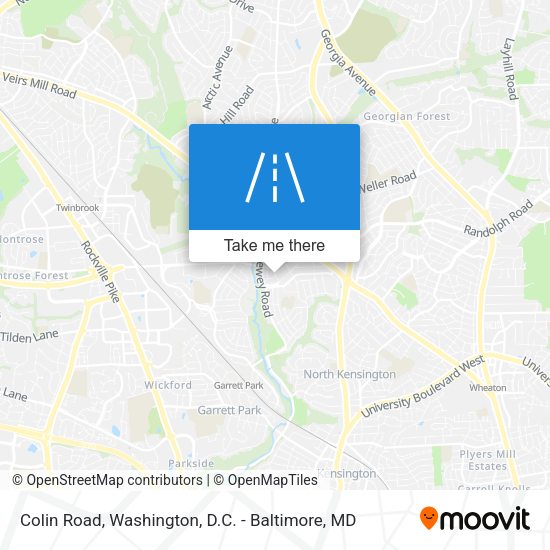 Colin Road map