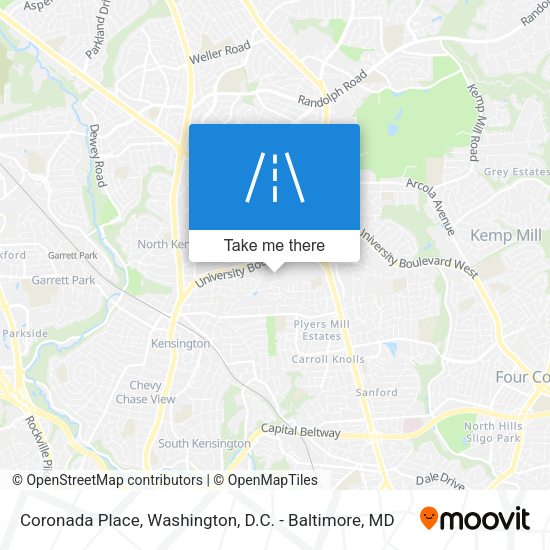 Coronada Place map