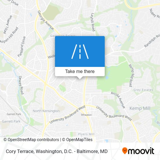 Cory Terrace map