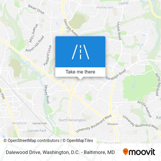 Dalewood Drive map