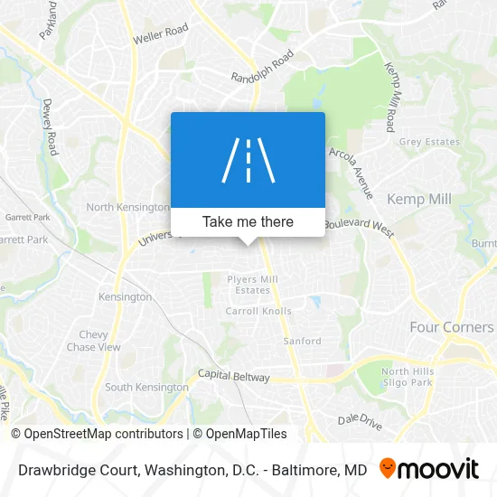 Drawbridge Court map