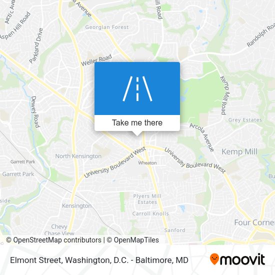 Elmont Street map