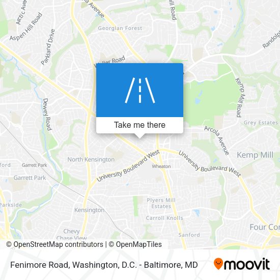 Mapa de Fenimore Road