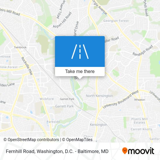 Mapa de Fernhill Road