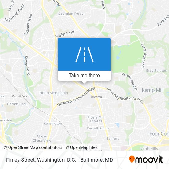 Mapa de Finley Street