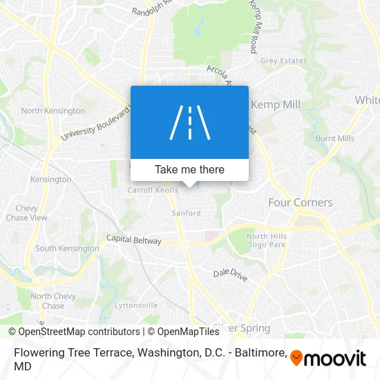 Flowering Tree Terrace map