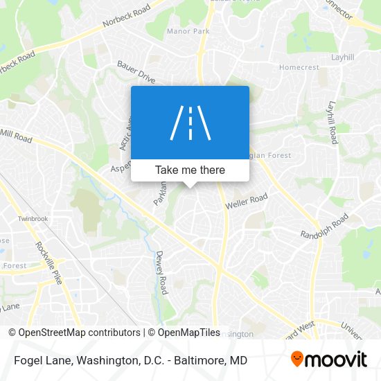Fogel Lane map