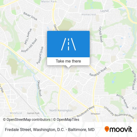 Fredale Street map