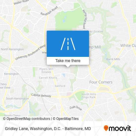 Gridley Lane map