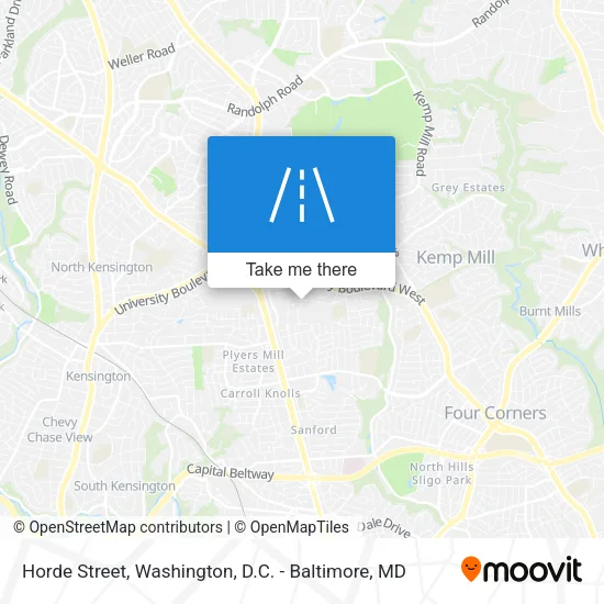 Horde Street map