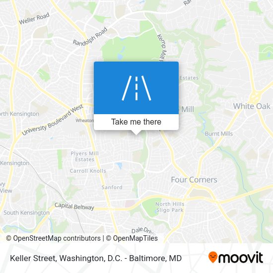 Keller Street map