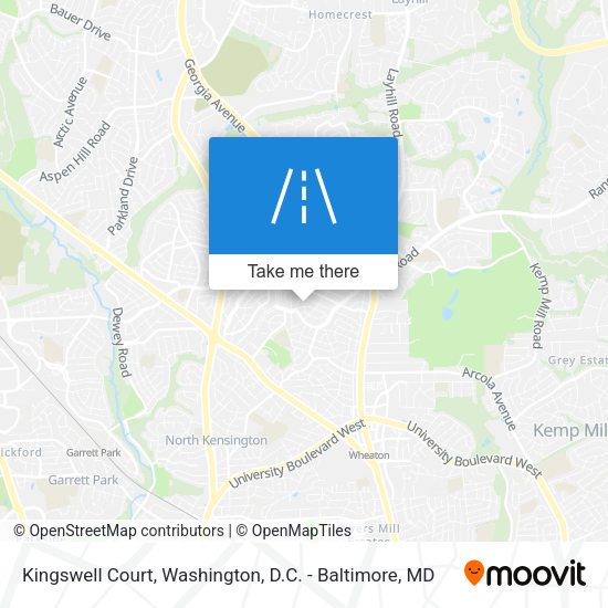Kingswell Court map