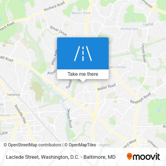 Laclede Street map