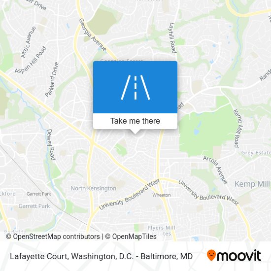 Lafayette Court map
