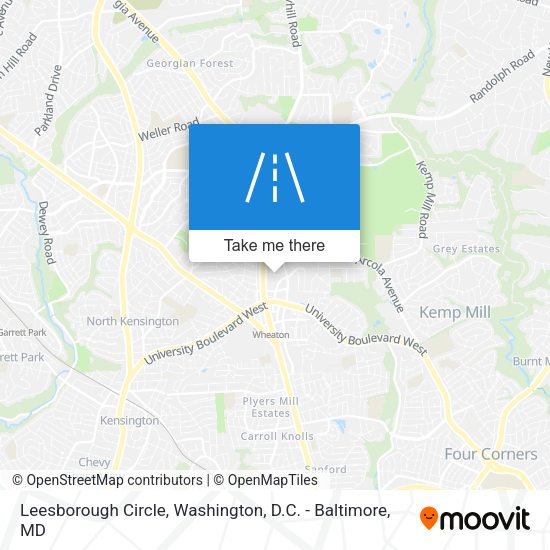 Leesborough Circle map