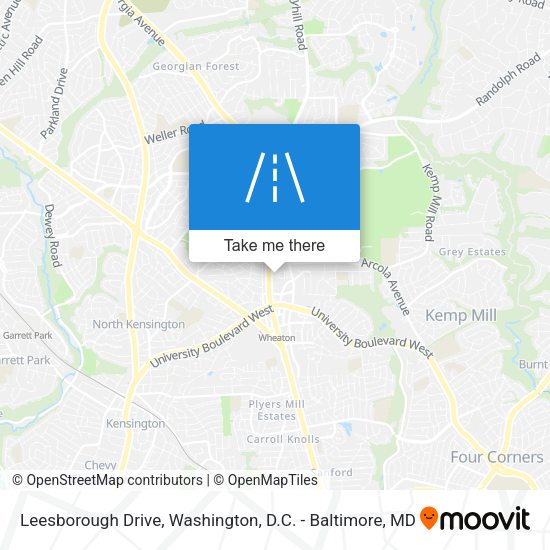 Mapa de Leesborough Drive