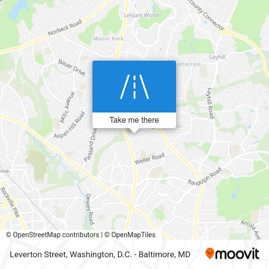 Leverton Street map