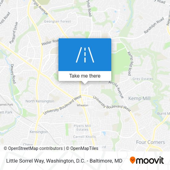Little Sorrel Way map