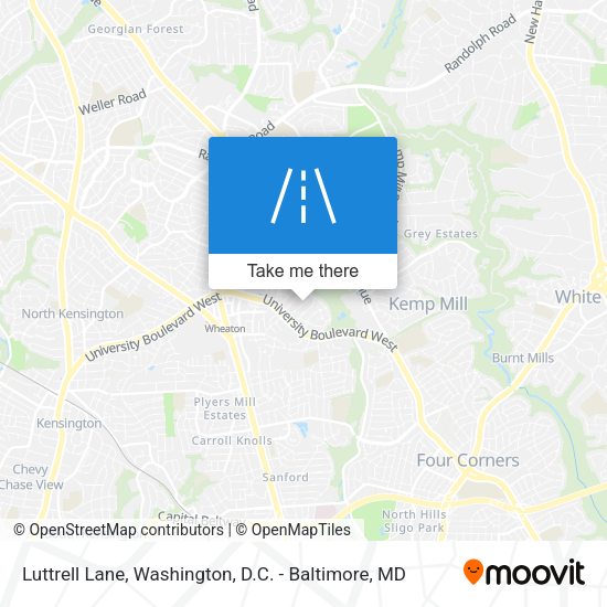 Mapa de Luttrell Lane
