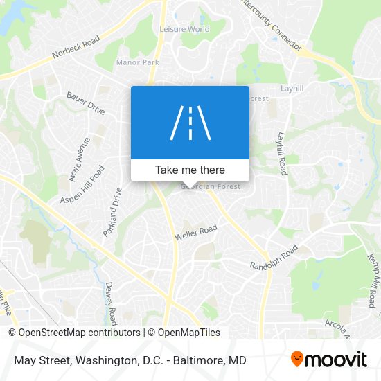 May Street map