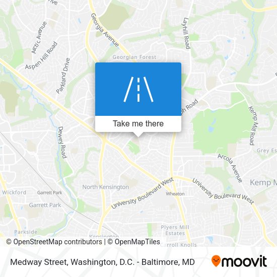 Medway Street map