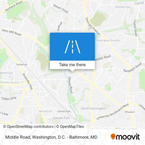 Middle Road map