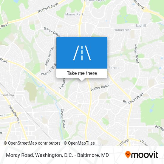 Mapa de Moray Road