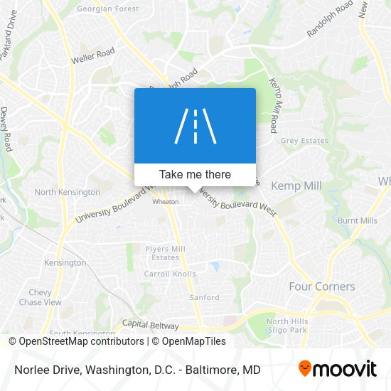 Norlee Drive map