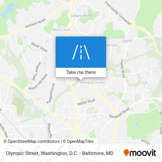 Olympic Street map