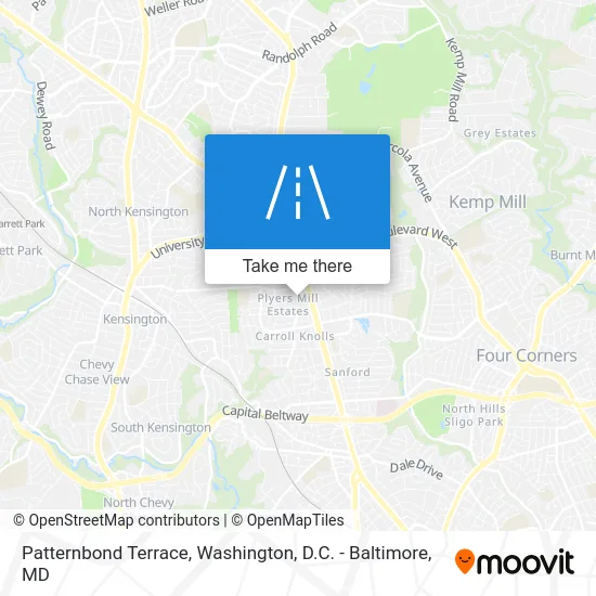 Patternbond Terrace map