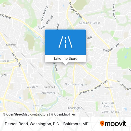 Pittson Road map