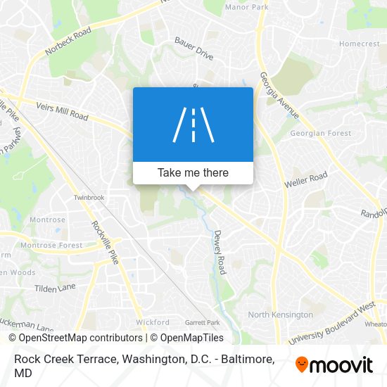Mapa de Rock Creek Terrace