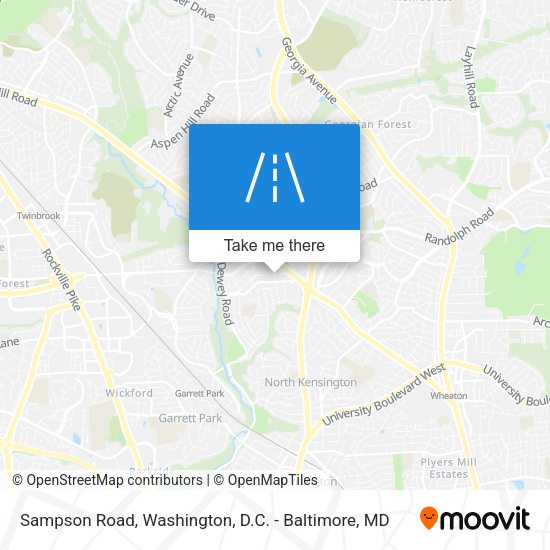 Mapa de Sampson Road