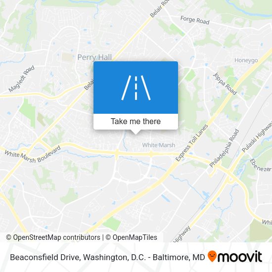 Beaconsfield Drive map