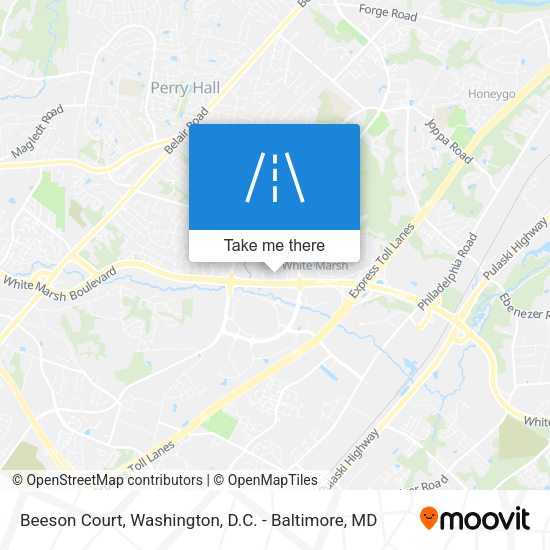Beeson Court map