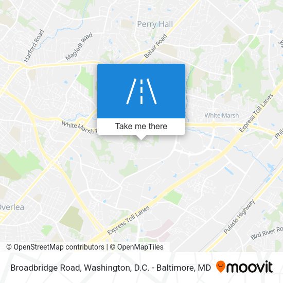 Broadbridge Road map