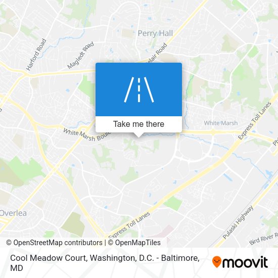 Cool Meadow Court map