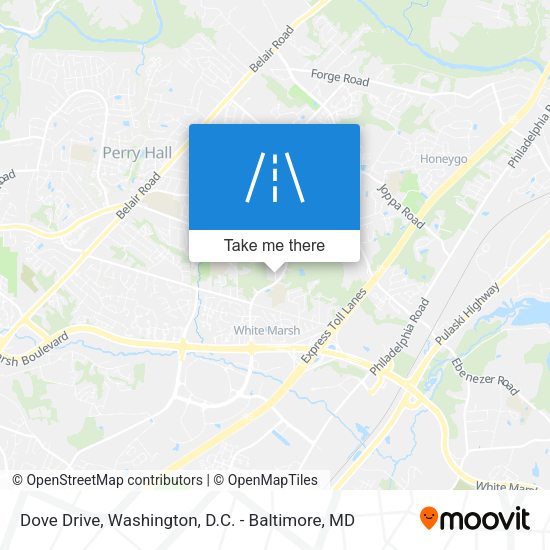 Mapa de Dove Drive