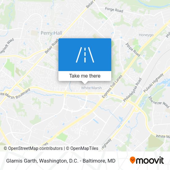 Glamis Garth map