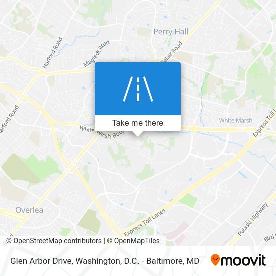 Glen Arbor Drive map