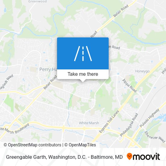 Greengable Garth map