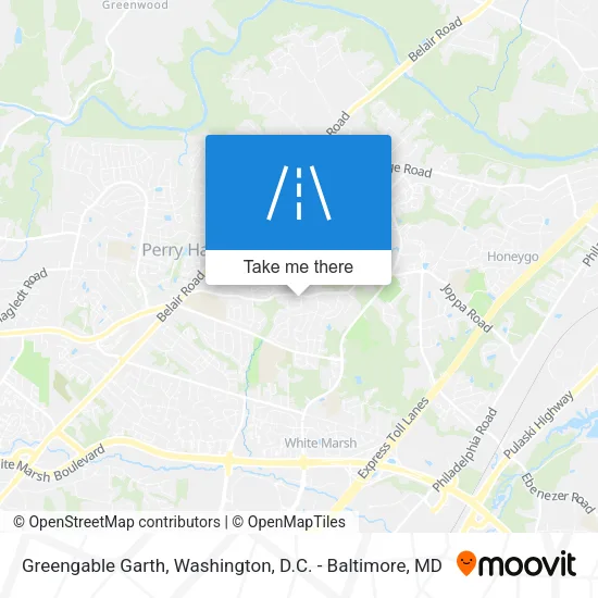 Greengable Garth map