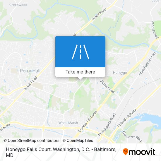 Honeygo Falls Court map