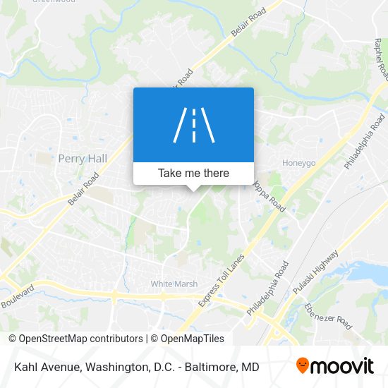 Kahl Avenue map