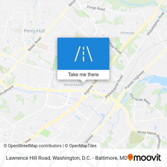 Mapa de Lawrence Hill Road