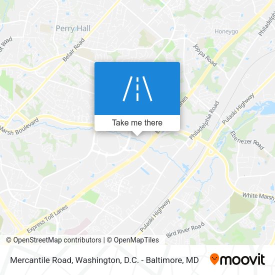 Mapa de Mercantile Road