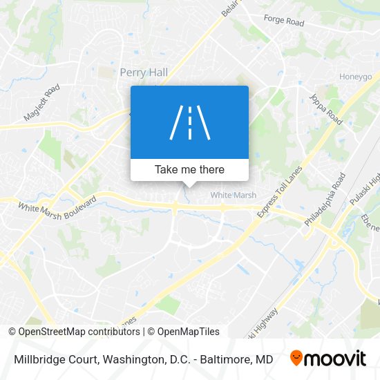 Mapa de Millbridge Court