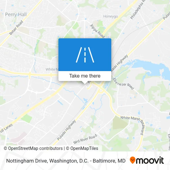 Nottingham Drive map