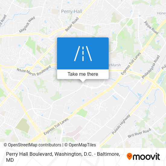 Perry Hall Boulevard map