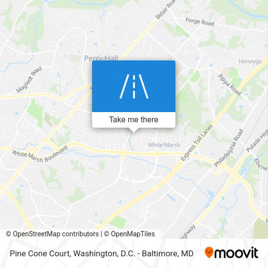 Pine Cone Court map